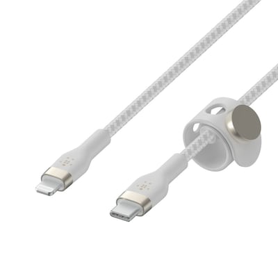 Belkin Pro Flex Lightning/ USB-C Kabel bis 15W mfi zertifiziert 2m CAA011BT2MWH von Belkin