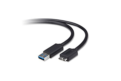 Belkin Pro Micro-USB 3.0 Kabel USB 0,9 m USB A Micro-USB B schwarz – USB-Kabel (0,9 m, USB A, Micro-USB B, 5000 Mbit/s, schwarz) von Belkin