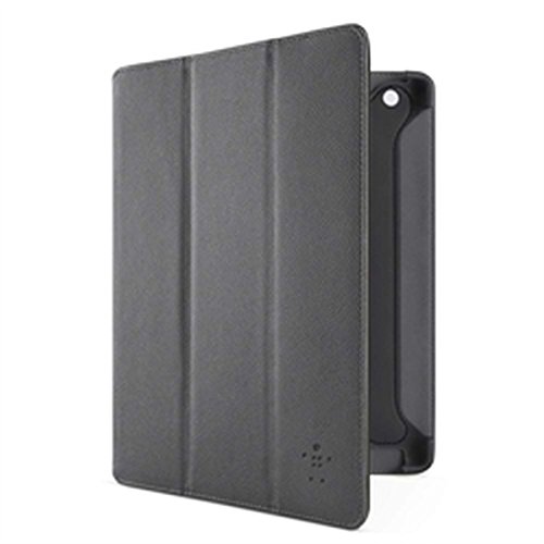 Belkin Pro Trifold PU Kunstleder Folio (Standfunktion,magnet, Auto-wake Funktion, geeignet für iPad 4, iPad 3rd Generation, iPad 2) schwarz von Belkin