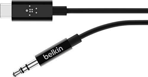 Belkin RockStar Audiokabel mit USB-C-Stecker (USB-C-/3,5-mm-Klinken-Audiokabel, USB-C-/AUX-Kabel, 0.9 m) von Belkin