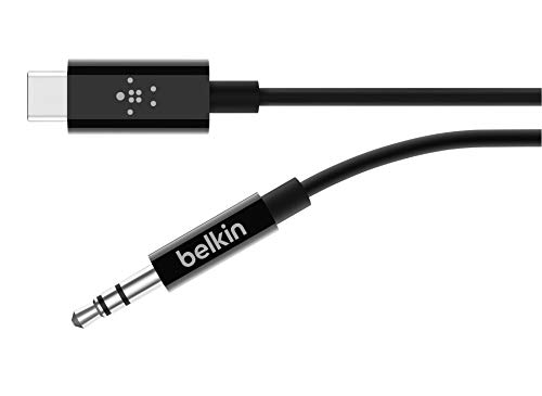 Belkin RockStar 3,5 mm Klinken-Audiokabel mit USB-C-Stecker (AUX-Kabel 1,8 m) - Amazon Vine von Belkin