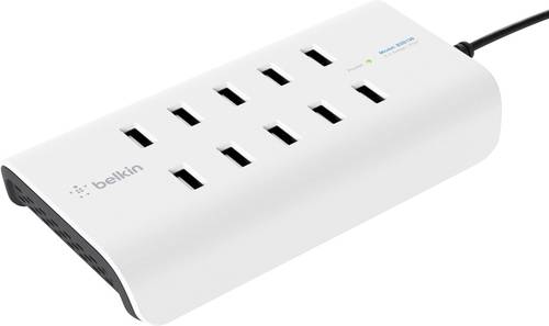 Belkin RockStar USB-Ladestation 120W Steckdose Ausgangsstrom (max.) 24000mA Anzahl Ausgänge: 10 x U von Belkin