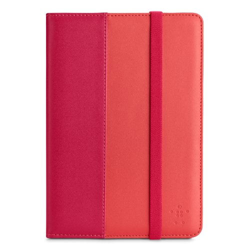 Belkin Schutzhülle mit Riemenverschluss und Standfuß (geeignet für iPadmini Klassische) pink von Belkin