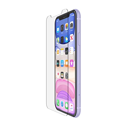 Belkin ScreenForce InvisiGlass Ultra antimikrobieller Displayschutz für das iPhone 11 (iPhone 11 Displayschutz reduziert Bakterienwachstum auf dem Display um bis zu 99 %) von Belkin