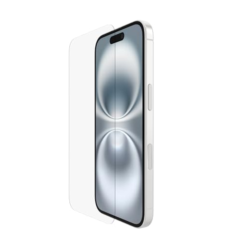 Belkin ScreenForce UltraGlass 2 antimikrobielle iPhone 15, Display-Schutzfolie, kratzfest, dünnes Glas, in Tests bestätigter Härtegrad 9H für iPhone 15/iPhone 14 Pro, blasenfreien Anbringung Belkin ScreenForce UltraGlass 2 antimikrobielle iPhone 15, Display-Schutzfolie, kratzfest, dünnes Glas, in Tests bestätigter Härtegrad 9H für iPhone 15/iPhone 14 Pro, blasenfreien Anbringung von Belkin