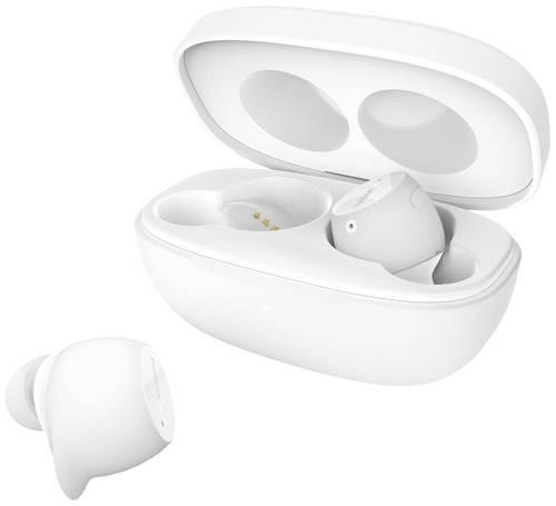 Belkin SoundForm Immerse In Ear Headset Bluetooth® Weiß Noise Cancelling Headset, Ladecase, Schwei von Belkin