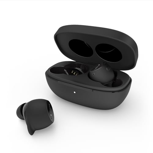 Belkin SoundForm Immerse True Wireless In-Ear-Kopfhörer, hybrides ANC, drahtloses Laden, IPX5-Wasserschutz, „Wo ist?“ von Apple, von Belkin für iPhone, Galaxy, Pixel, Schwarz, AUC003, One Size von Belkin