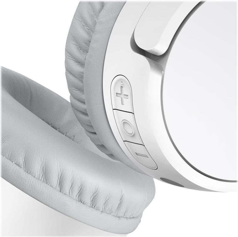 Belkin SoundForm Mini - Kopfhörer mit Mikrofon - On-Ear - Bluetooth - kabellos - 3,5 mm Stecker - weiß von Belkin