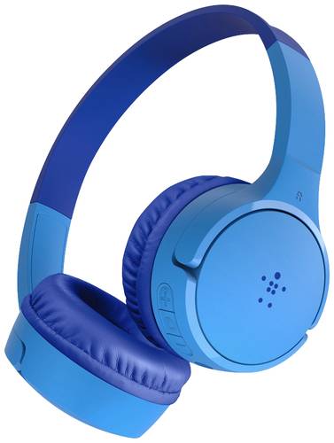Belkin SoundForm Mini On Ear Kopfhörer Bluetooth® Blau Lautstärkebegrenzung von Belkin