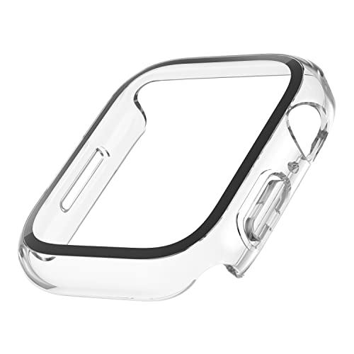 Belkin TemperedCurve Apple Watch Series 8 Displayschutz, vollflächige Display-Schutzfolie mit Schutzrand, Hartglas-Schutzhülle, Apple Watch Zubehör – Durchsichtig von Belkin