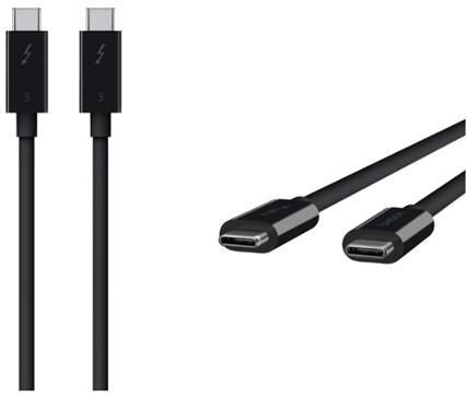 Belkin Thunderbolt 3-Kabel, USB-C/USB-C, 100W, 0.8m von Belkin
