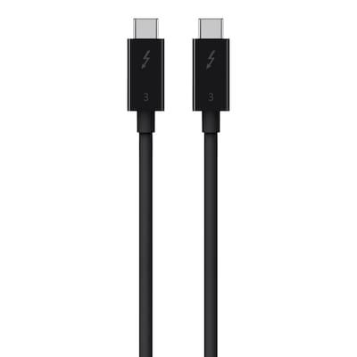 Belkin Thunderbolt 3-Kabel USB-C-/USB-C 40 Gbit/s 100W 0.8m schwarz von Belkin