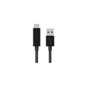 Belkin USB 3.1 SuperSpeed Kabel USB-C auf USB-A 1m schwarz (F2CU029BT1M-BLK) von Belkin