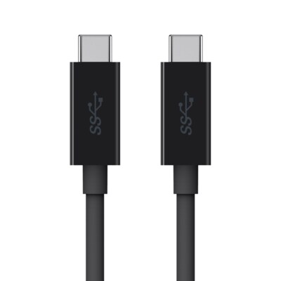 Belkin USB-C/ USB-C Monitorkabel 4K, 5 Gbit/s 100W, 2m, Schwarz von Belkin