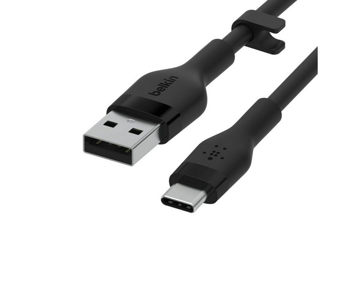 Belkin USB-Kabel, USB-C-Kabel auf USB Belkin BOOSTCHARGE Flex Schwarz 3 m (1 Stück) von Belkin