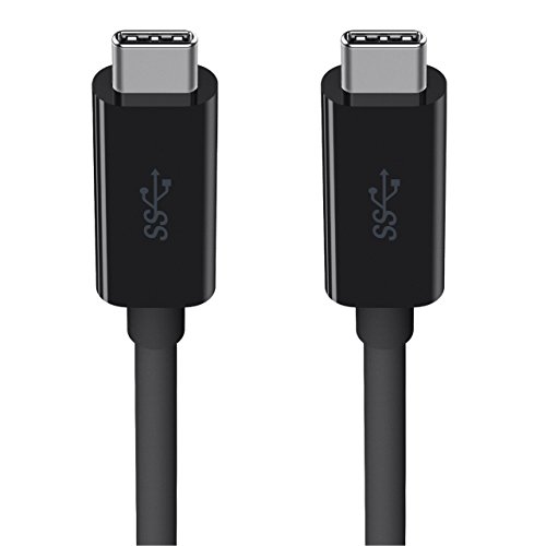 Belkin USB-Kabel USB 3.2 Gen1 (USB 3.0 / USB 3.1 Gen1) USB-C® Stecker, USB-C® Stecker 2.00m Schwar von Belkin