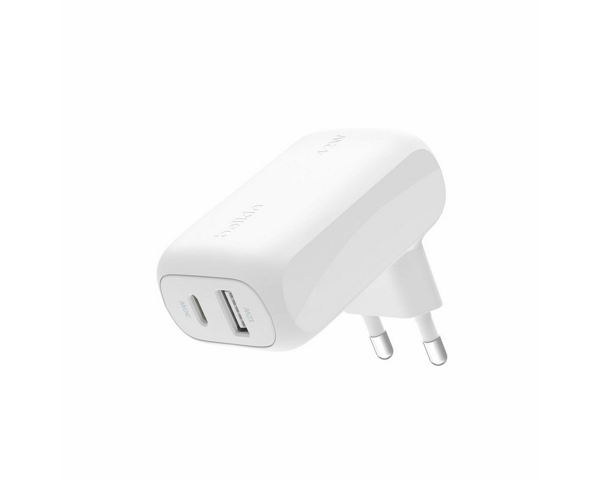 Belkin USB-Ladegerät (Wandladegerät Belkin WCB009VFWH Weiß) von Belkin