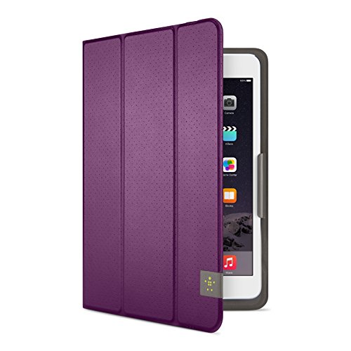 Belkin Universal Trifold Schutzhülle (für Tablets, Apple iPad mini 1-4, Samsung Galaxy Tab A (8 Zoll), Samsung Galaxy Tab S2 (8 Zoll)) lila von Belkin