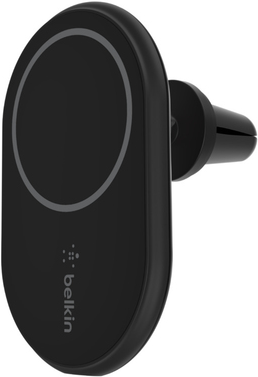 Belkin WIC004BTBK-NC Ladegerät für Mobilgeräte Smartphone Schwarz Zigarettenanzünder Kabelloses Aufladen Schnellladung Auto (WIC004BTBK-NC) von Belkin