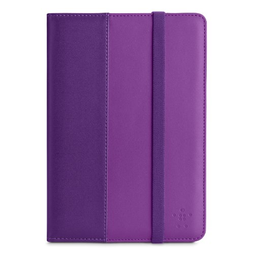 Belkin iPad Mini Klassische Schutzhülle mit Riemenverschluss und Standfuß lila von Belkin