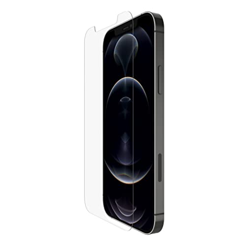 Belkin iPhone 12 Pro Max Displayschutz TemperedGlass antimikrobiell (hochentwickelter Schutz, der Bakterien auf dem Display um bis zu 99 % reduziert) von Belkin