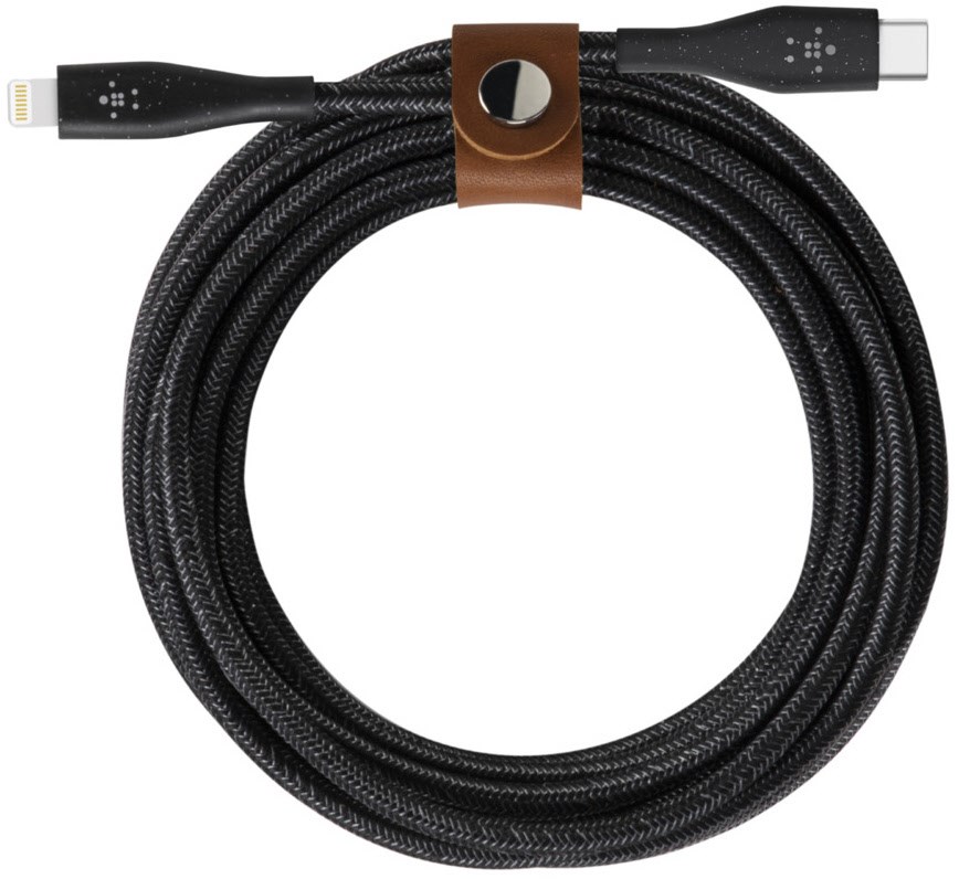 DuraTek Plus Lightning auf USB-C (1,2m) Kabel schwarz von Belkin