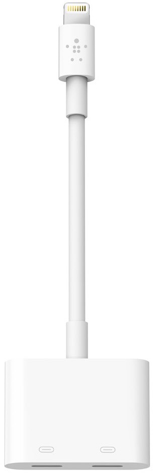 Rockstar Lightning Audio + Charge Adapter weiß von Belkin