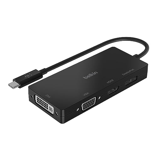 USB-C Video Adapter (HDMI, VGA, DVI, DISPLAYPORT), BLK von Belkin
