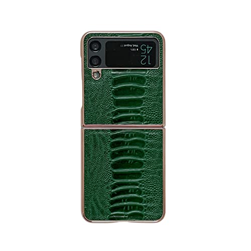 BellaCase Samsung Galaxy Z Flip 4 Hülle,Samsung Galaxy Z Flip 4 Echtledertasche,Elegantes Design für Samsung Galaxy Z Flip 4 Hülle von BellaCase