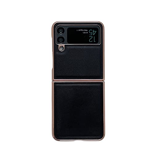 BellaCase Samsung Galaxy Z Flip 4 Hülle,Samsung Galaxy Z Flip 4 Echtledertasche,Elegantes Design für Samsung Galaxy Z Flip 4 Hülle von BellaCase