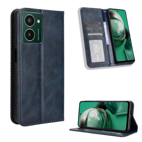 HMD Pulse/Pulse Pro/Pulse+ Hülle [Brieftasche] [Klammerfunktion] [Kartenfächer] [Magnetic Flip Cover] Kompatibel mit HMD Pulse/Pulse Pro/Pulse+ Smartphone(Blau) von BellaCase