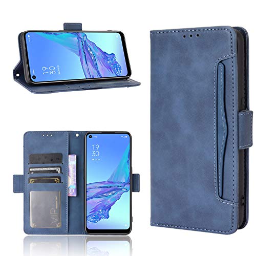 HTC Desire 22 Pro Hülle [Brieftasche] [Klammerfunktion] [Kartenfächer] [Magnetic Flip Cover] Kompatibel mit HTC Desire 22 Pro Smartphone(Blau) von BellaCase