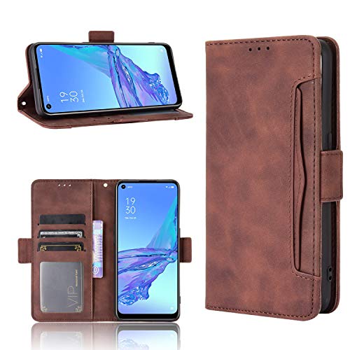Honor X7 Hülle [Brieftasche] [Klammerfunktion] [Kartenfächer] [Magnetic Flip Cover] Kompatibel mit Honor X7 Smartphone(Braun) von BellaCase