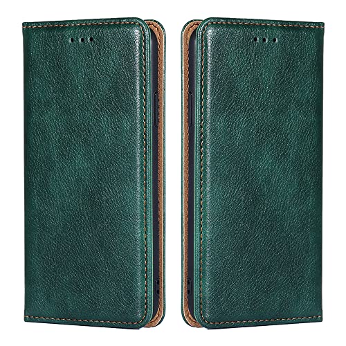 Hülle für Oppo Find X8s 5G, [Kartensteckplätze] [Stativfunktion], Oppo Find X8s 5G Brieftasche Fall, Oppo Find X8s 5G Handyhülle(Grün) von BellaCase