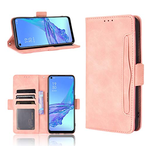 Nokia G60 5G Hülle [Brieftasche] [Klammerfunktion] [Kartenfächer] [Magnetic Flip Cover] Kompatibel mit Nokia G60 5G Smartphone(Rosa) von BellaCase