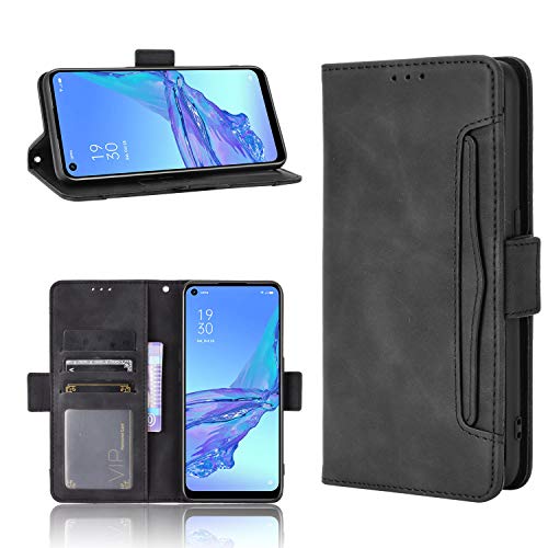 Nokia XR20 Hülle [Brieftasche] [Klammerfunktion] [Kartenfächer] [Magnetic Flip Cover] Kompatibel mit Nokia XR20 Smartphone(Schwarz) von BellaCase