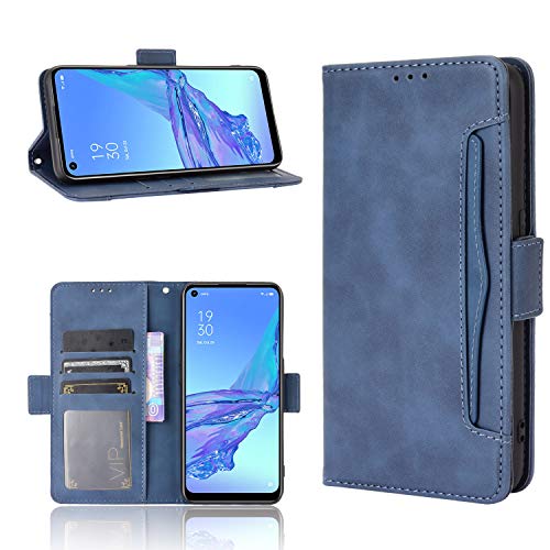 Oneplus Open Hülle [Brieftasche] [Klammerfunktion] [Kartenfächer] [Magnetic Flip Cover] Kompatibel mit Oneplus Open Smartphone(Blau) von BellaCase