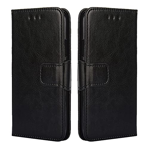 Samsung Galaxy A15 Handyhülle, Hülle Leder Flip Case [Kartenfach] [Standfunktion] [Magnetschnalle] Wallet Case für Samsung Galaxy A15(Schwarz) von BellaCase