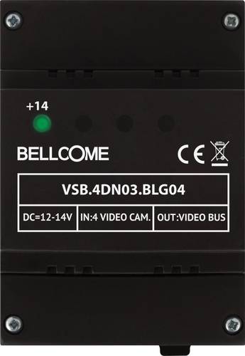 Bellcome Selektor Türsprechanlagen-Zubehör Kabelgebunden Erweiterungskomponente 1 Stück Dunkelgrau von Bellcome