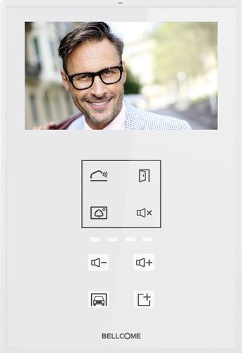 Bellcome VTM.4S083.BLWTL Video-Türsprechanlage Kabelgebunden Inneneinheit Weiß von Bellcome
