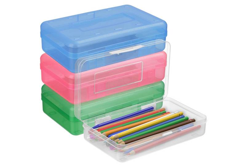 Belle Vous Eingabestift Transparente Aufbewahrungsbox für Kunststoff Stifte (4 Stk) (1-St) von Belle Vous