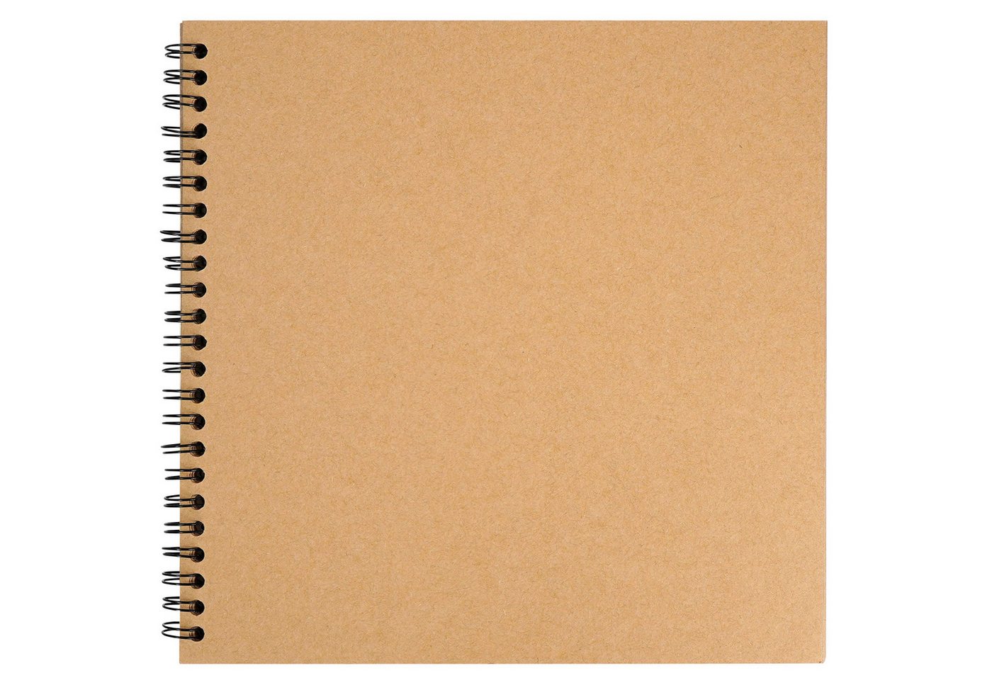 Belle Vous Fotoalbum DIY Spiralalbum Braun 20x20 cm - Scrapbook Album mit 80 Seiten (1-St) von Belle Vous