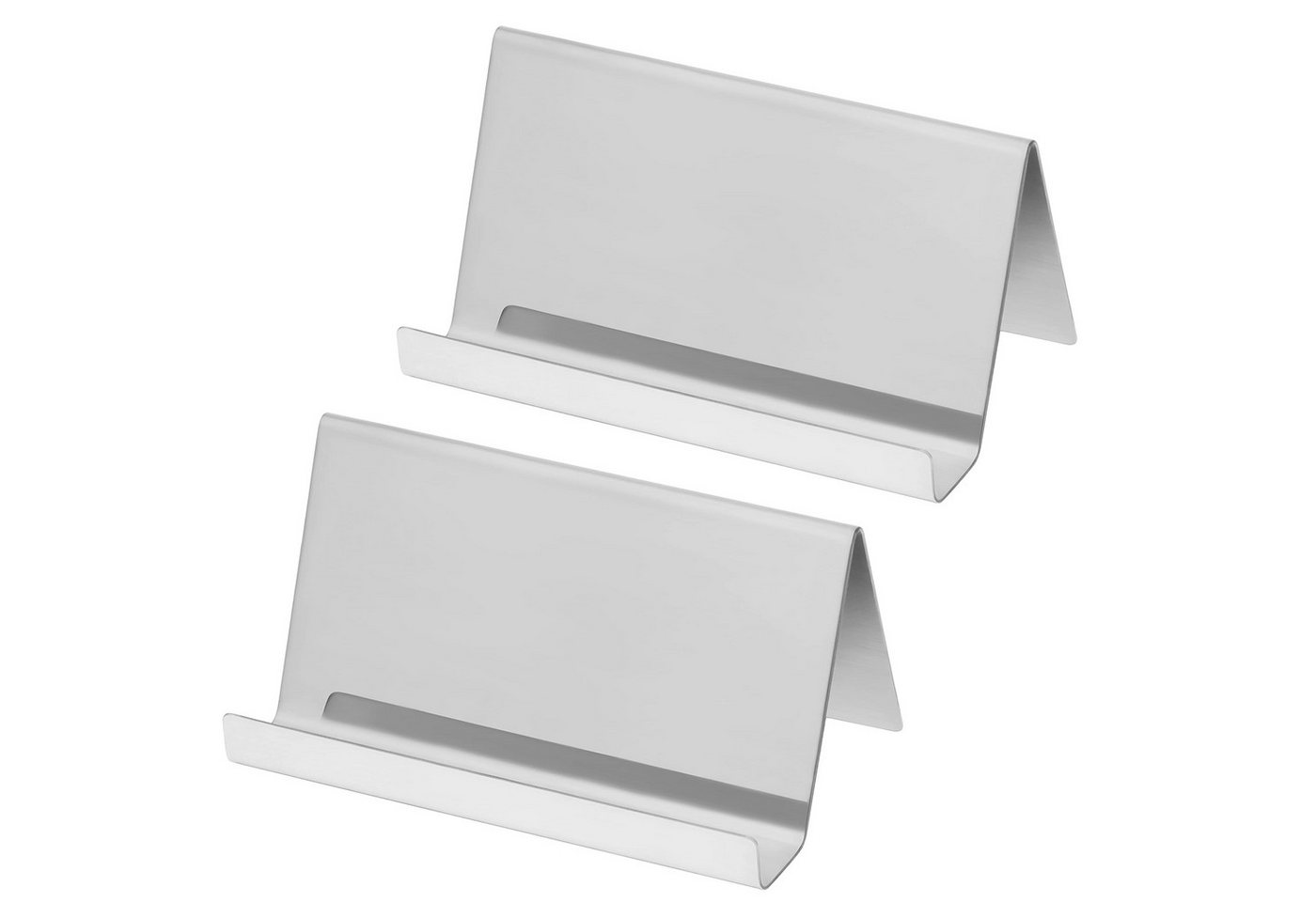 Belle Vous View Cover Edelstahl Visitenkartenhalter (2er Pack) - Silber von Belle Vous