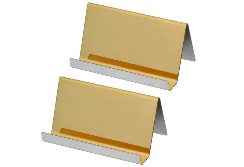 Belle Vous View Cover Goldener Kartenhalter aus Metall für Namensschilder von Belle Vous