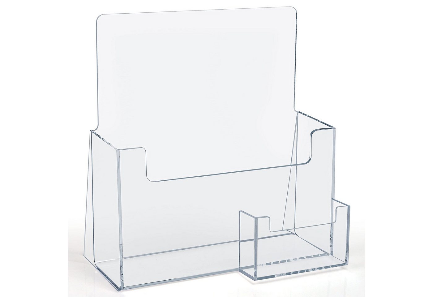 Belle Vous View Cover Kunststoff Prospekthalter A5 inklusive Visitenkartenbox Belle Vous View Cover Kunststoff Prospekthalter A5 inklusive Visitenkartenbox von Belle Vous