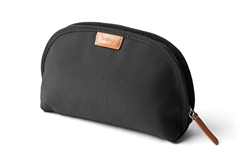 Bellroy Classic Pouch, Mäppchen, Stiftemappe, Tasche, Leder und Stoff (für Stifte, Kabel, Kosmetik, Scheren, Kopfhörer, Radiergummis) - Slate von Bellroy