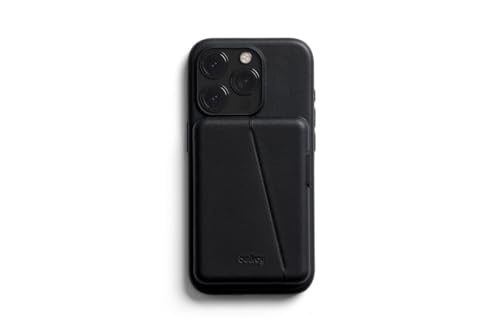 Bellroy Mod Phone Case + Wallet für iPhone 15 Pro (schlanke iPhone-Hülle aus Leder, Handy-Geldbörse) - Black von Bellroy