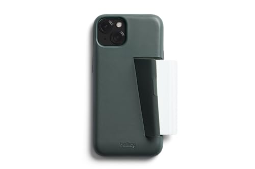 Bellroy Phone Case – 3 Card für iPhone 15 Plus (Leder-iPhone-Hülle, Handy-Geldbörse) - Everglade von Bellroy