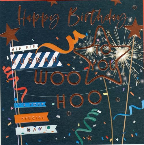 Belly Button Designs Glückwunschkarte zum Geburtstag mit Prägung und Goldfolie, ideal auch für Geldgeschenk oder Gutschein. BEB29 Belly Button Designs Glückwunschkarte zum Geburtstag mit Prägung und Goldfolie, ideal auch für Geldgeschenk oder Gutschein. BEB29 von Belly Button Designs