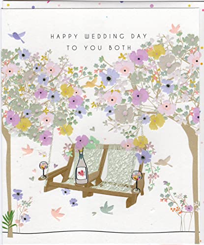 Belly Button Designs Glückwunschkarte zur Hochzeit mit Prägung. Die neue Meadow-Serie strahlt natürliche Harmonie und Wärme aus bis hin zu passend gestalteten Umschlägen. BW049 von Belly Button Designs